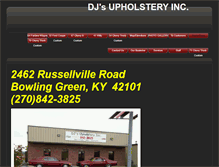 Tablet Screenshot of djsupholsteryinc.com